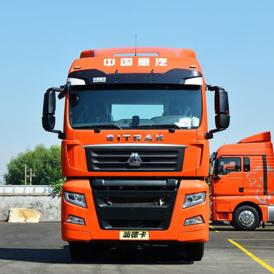Goede prijs. Sinotruk SITRAK CNG C7H Gebruikte tractor aanhangwagen hoofd vrachtwagen 6x4 380 pk 120 M 3 gordijn vrachtwagen zware vrachtwagen zonder aanraakscherm online