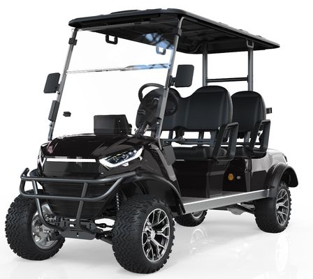 Goede prijs. 205/50-10 bandgrootte 4 zitplaatsen opgeheven elektrische golfkar voor golfbaan en tuin online