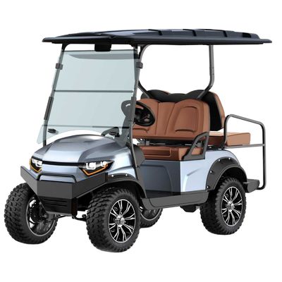 Goede prijs. 72V 5KW wisselstroommotor Lifted 4 Passenger Hunter Cart Basic Edition Electric Community Golfkarren voor het gemeenschapsvervoer online